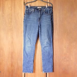 Madewell High Rise Slim BoyJean